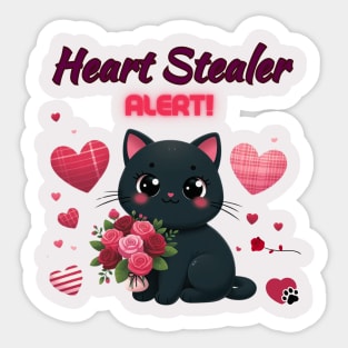 Heart Stealer Alert!- Exclusive Valentine's Design Sticker